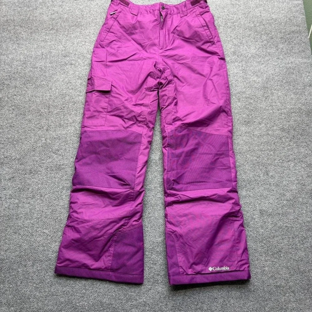 Columbia girls snow/ski pants size xl‎ 18-20 bugaboo purple